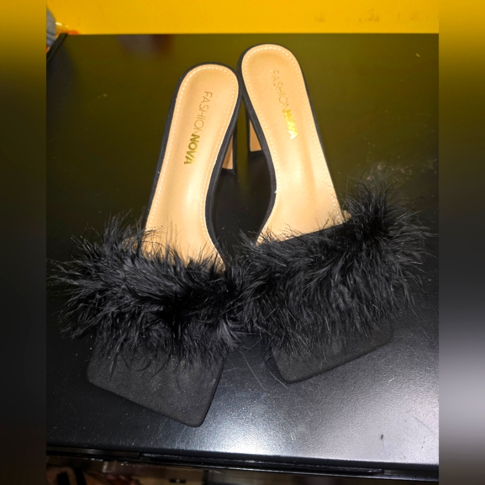 Black Block Heels